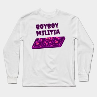 Boyboy Militia vinyl collection (purple) Long Sleeve T-Shirt